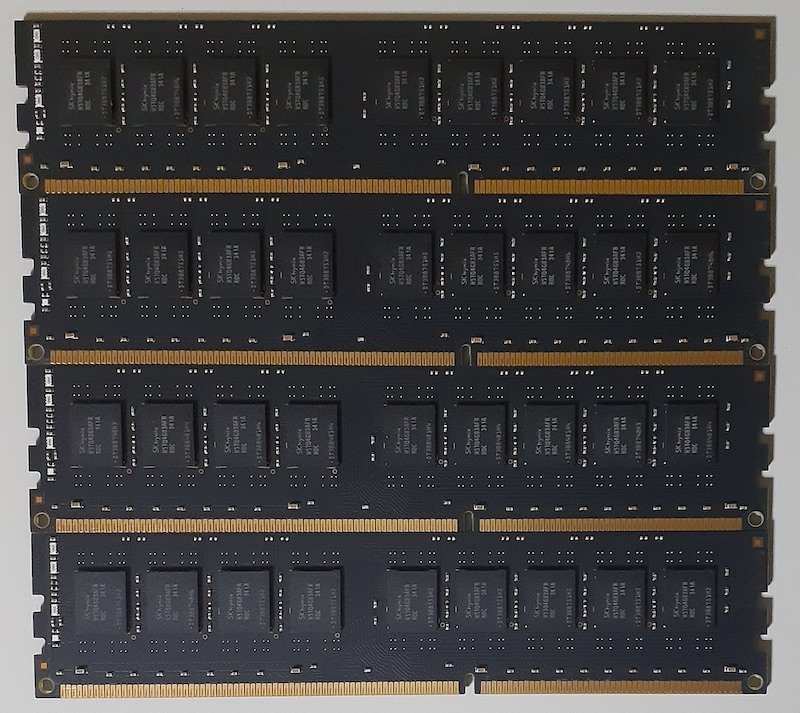 4290 MacPro Late2013 メモリ 8GB 4枚 合計32GB PC3-14900E DDR3-1866 ECCメモリ SKhynix HMT41GU7AFR8C-RD デスクトップPCメモリ_画像2