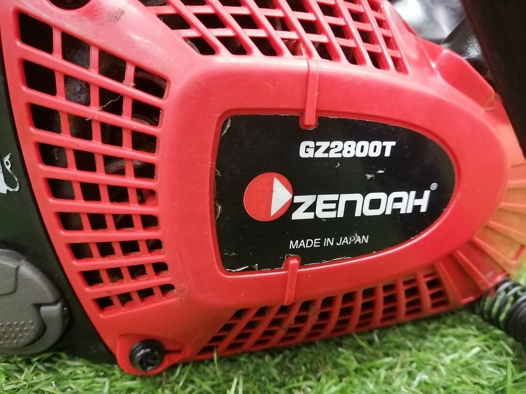 中古 Zenoah ゼノア 30cm エンジン チェンソー 排気量27cm3 GZ2800T_画像3