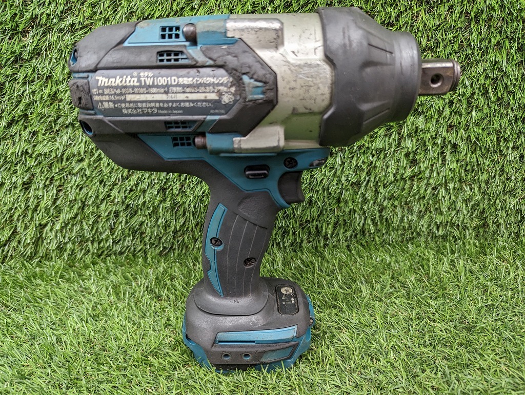 ジャンク品 makita マキタ 18V 充電式インパクトレンチ TW1001DZ 本体のみ + インパクトソケット多数_画像3