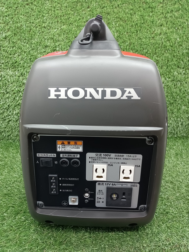 中古 現状品 HONDA ホンダ 1.5kVA 低圧LPガス発電機 インバータ発電機 EU15iGP_画像5