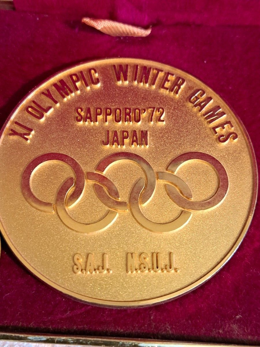 1972年札幌オリンピック ポンパご購入記念メダル 東京 1972年札幌オリンピック ポンパご購入記念メダル 東京