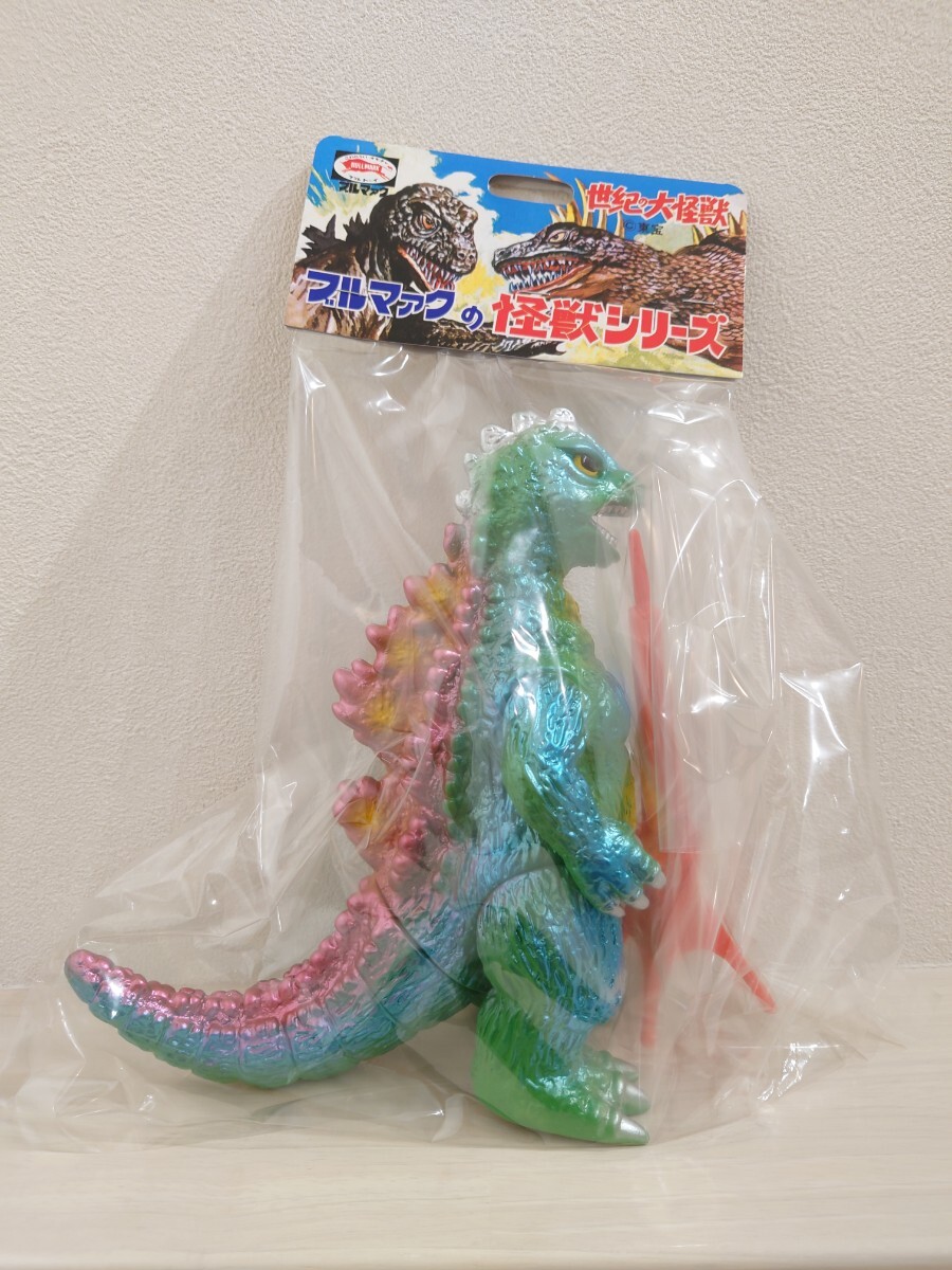 送料無料 ブルマァク ゴジラ50 ソフビ グリーン BULLMARK GODZILLA50 PVC GREEN 受注販売品 Order sales 未開封品 墓場の画廊の画像2