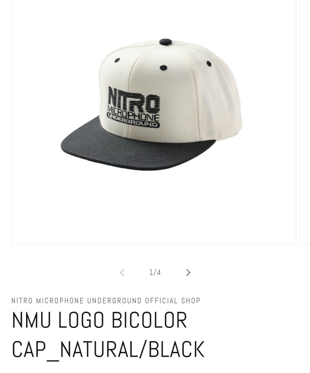 送料無料 NITRO MICROPHONE UNDERGROUND キャップ 未使用品 送料無料 NITRO MICROPHONE UNDERGROUND キャップ 未使用品