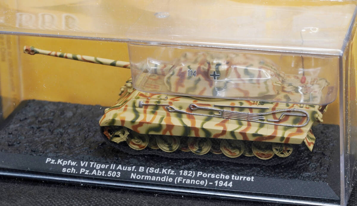 □42 ドイツ VI号戦車ティーガーII B型 1944 コンバット・タンク・コレクション 1/72 デアゴスティーニ 定期購読版 ブリスター未開封の画像2