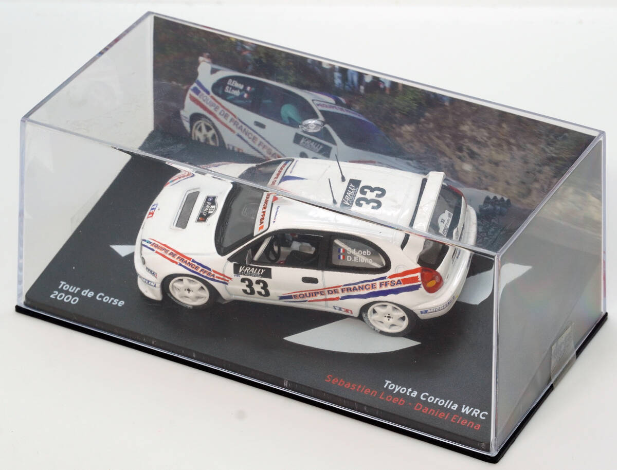 ●117　トヨタ カローラ WRC 2000　ラリーカーコレクション　1/43　デアゴスティーニ　模型のみ　_画像2