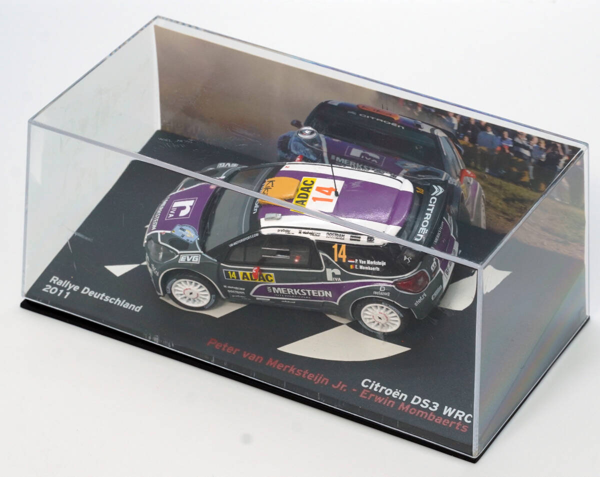 ●116 シトロエン DS3 WRC 2011 ラリーカーコレクション 1/43 デアゴスティーニ 模型のみ の画像2