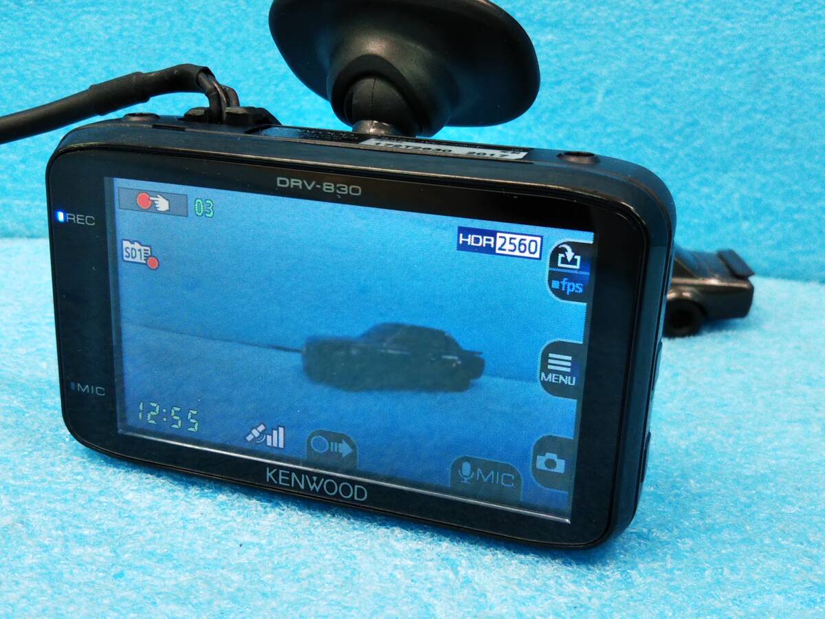 ☆ケンウッド ドライブレコーダー DRV-830 駐車監視ケーブルCA-DR100付 WQHD録画/GPS/HDR/Gセンサー/LED式信号機対応☆90292135の画像4