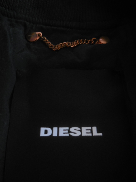 ■USED■DIESEL■ディーゼル■モノトーンゼブラ柄■ジャケット■サイズレディースM■_画像9