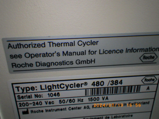 Roche リアルタイムPCR LIGHTCYCLER480の画像3