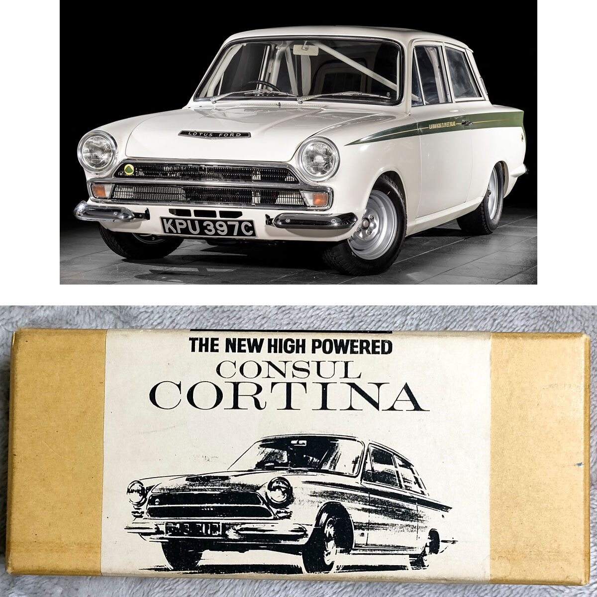 ロータス コルチナ フォード 1/24 ガレージキット スロットカー ボディ Ford Cortina Lotus Mark 1_画像1