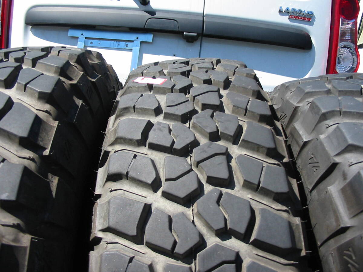 BFGoodrich グッドリッチ Mud-Terrain マッドテレーン T/A KM2 255/85R16 M＋S 4本セット中古品_画像4