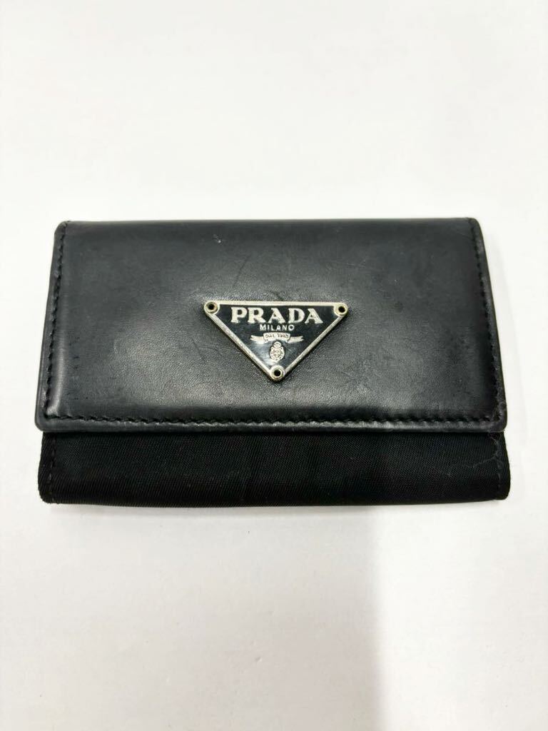 PRADA プラダ キーケース ブラック の画像1