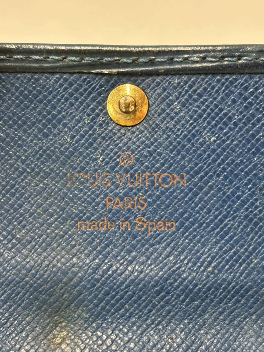 LOUIS VUITTON ルイヴィトン エピ ミュルティクレ4 ブルー 4連キーケース CA0979_画像5