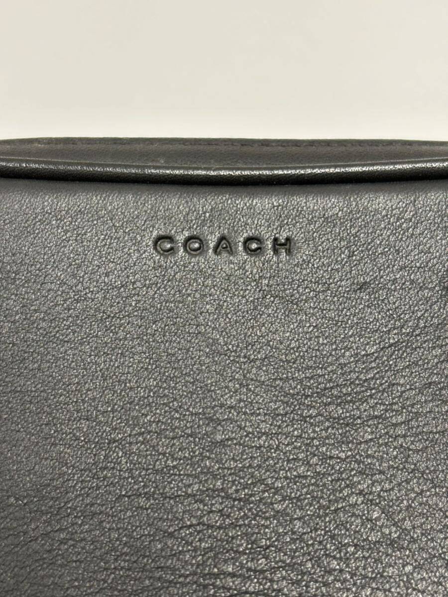 COACH コーチ 化粧ポーチ ブラック 黒 _画像5