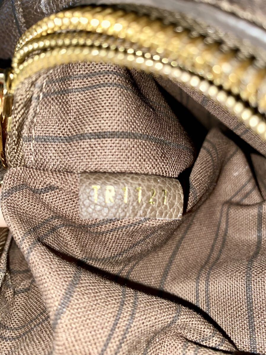 * супер редкий прекрасный товар * Louis * Vuitton монограмма rumi новый zPM снят с производства цвет on bruM93403 плечо большая сумка кожа оттенок коричневого 