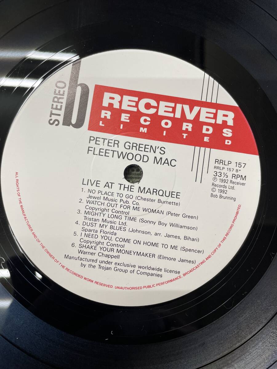 Peter Green's Fleetwood Mac Live at The Marquee/UK美盤の画像6