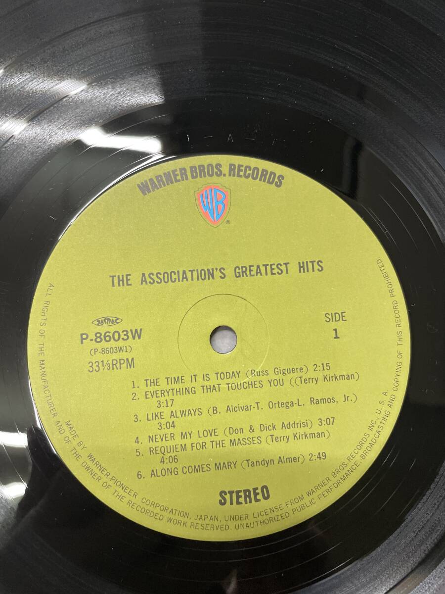 【帯付美盤】THE ASSOCIATION`S GREATEST HITS アソシエイション / LP レコード _画像5