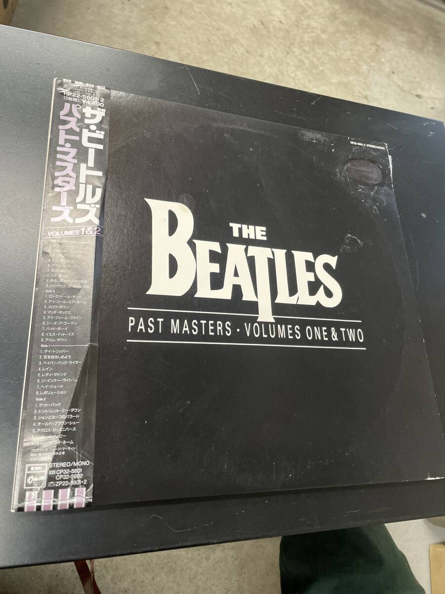 LP レコード 帯付き/ The Beatles ビートルズ PAST MASTERS パスト・マスターズ VOLUMES ONE&TWO _画像1