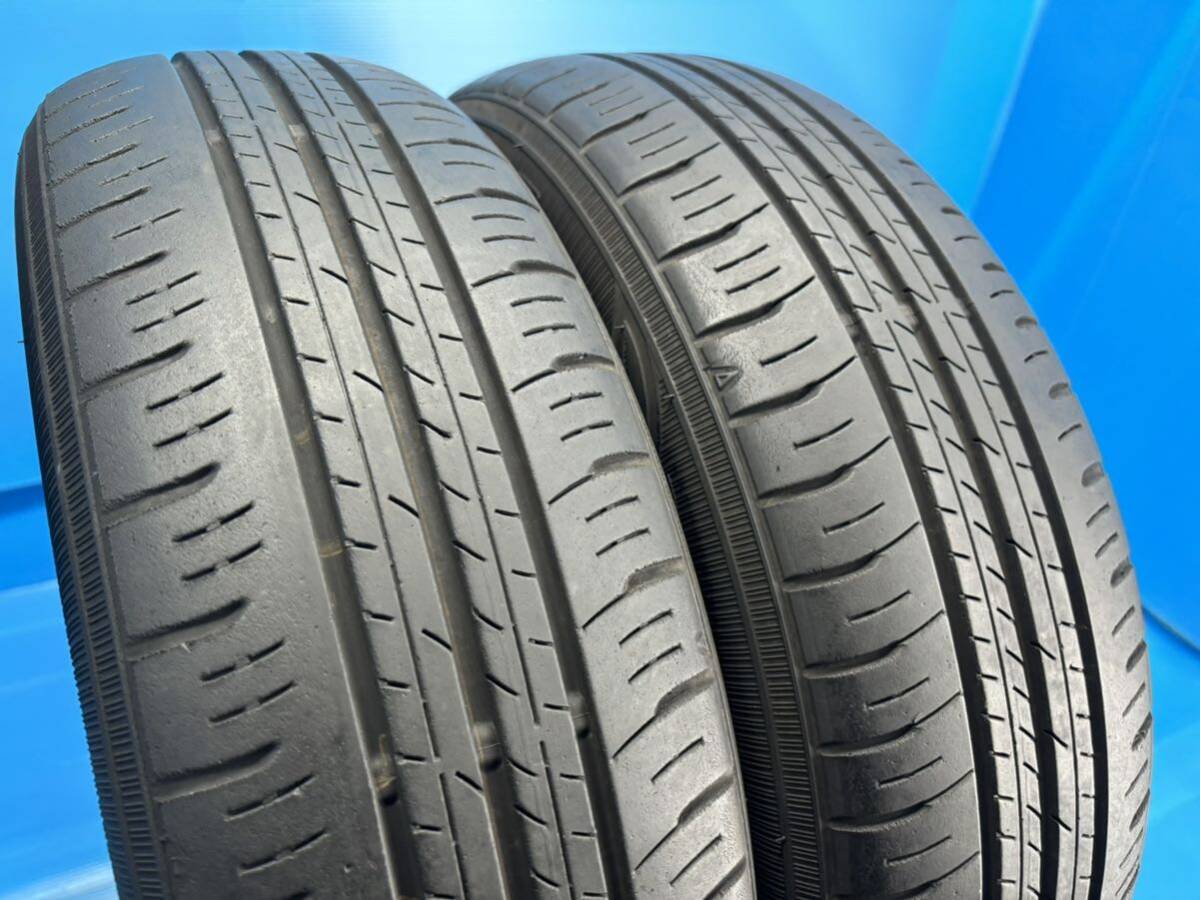 ☆個人宅可☆D34◆ダンロップ エナセーブ DL ENASAVE EC300+ 155/65R14 2本 2021年製造 5～6分山位 点検済_画像2