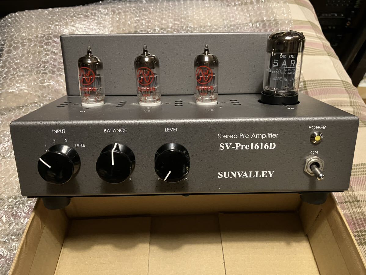 ★ SUNVALLEY SV-Pre1616D メーカー組立品 動作不具合なし 新品真空管 送料無料 サンバレー ★の画像1