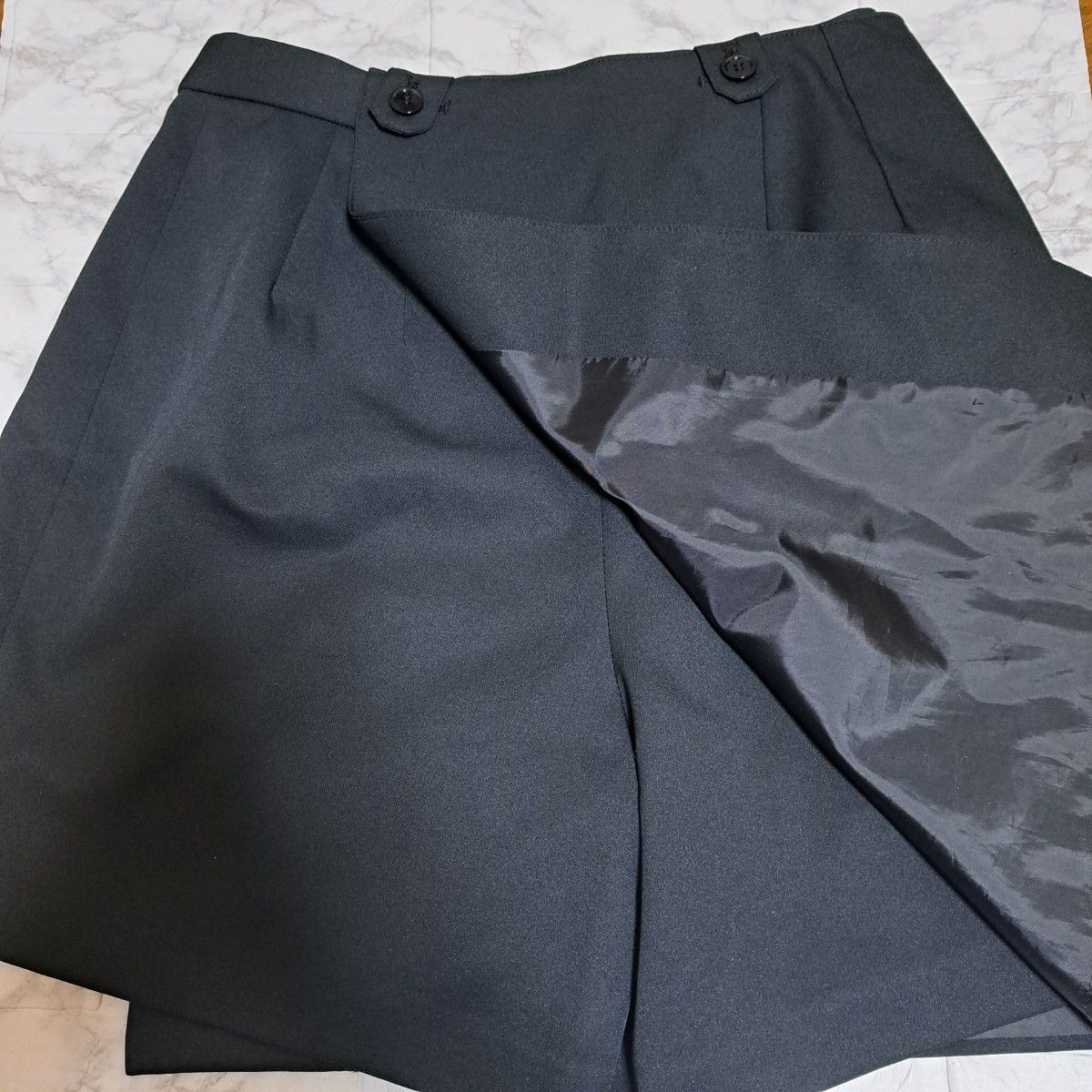 【proama】ボーリング キュロット巻きスカート Mサイズ ブラック 黒 ゴルフ キュロットパンツ