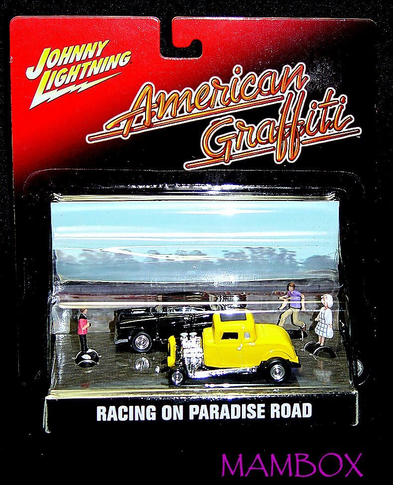 222-05 アメリカングラフィティ RACING ON PARADISE ROAD ジオラマセット