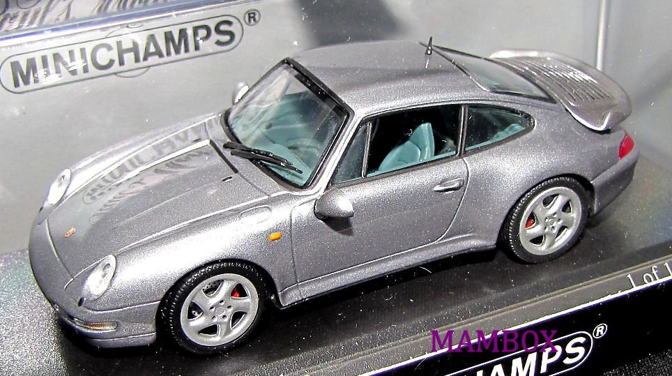 【Ma】PM☆1/43 430069207 ポルシェ 911TURBO ターボ 1995 グレーメタリック　1440台限定_画像1