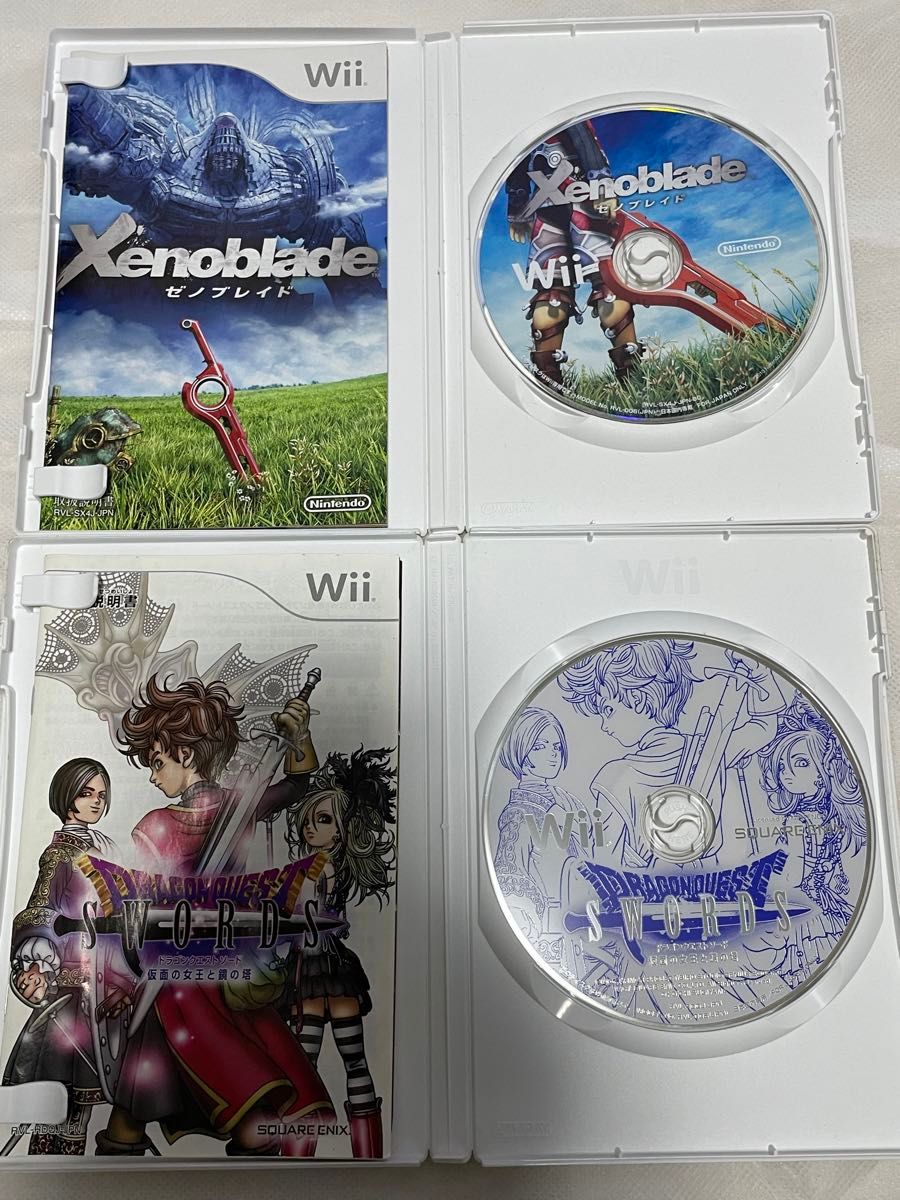 Wiiソフト　ゼノブレイド他 RPG系ゲーム4本まとめ売り