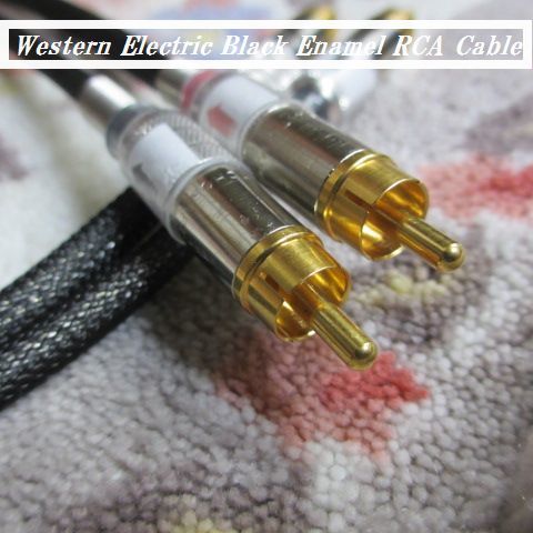 #WE【 方向性有 WE純正線材 単線の最高峰】長さ１.5m RCAシールドピンケーブル Switchcraft 3502AUU Western Electric NassauAT-7241_画像5