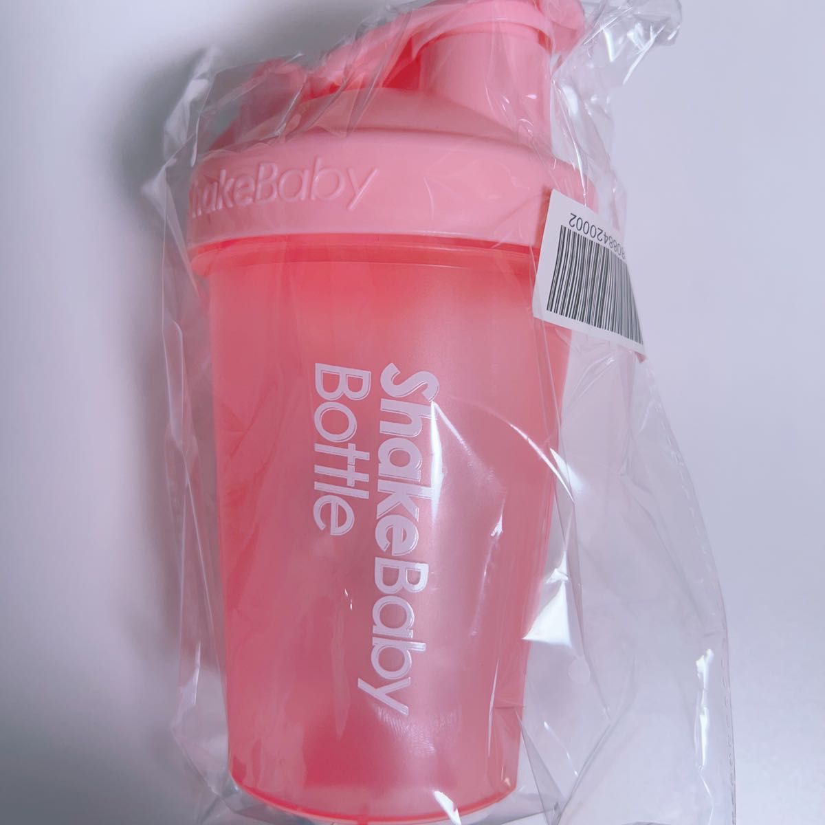 SHAKE BABY プロテインシェイカーピンク400ml