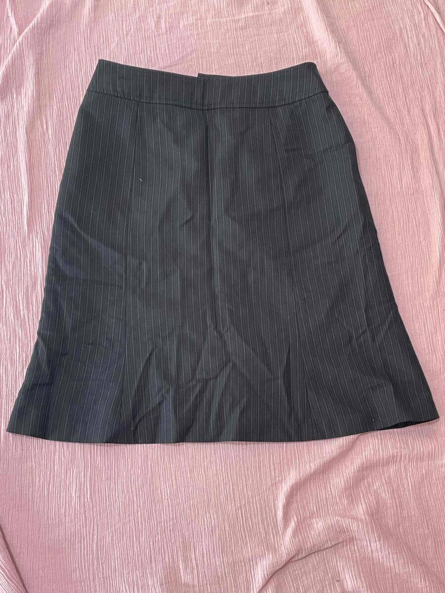 *C rank *[ used ]BONMAX_11 number _ mermaid skirt AS2245/Amatir/bon Max / stripe pattern / lovely company office work clothes / stylish OL uniform 