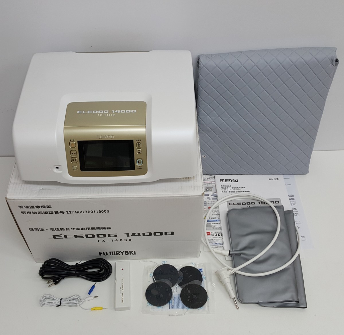 フジ医療器　低周波電位組み合わせ家庭医療機器 エレドッグ14000 FX-14000 家庭用電気治療器