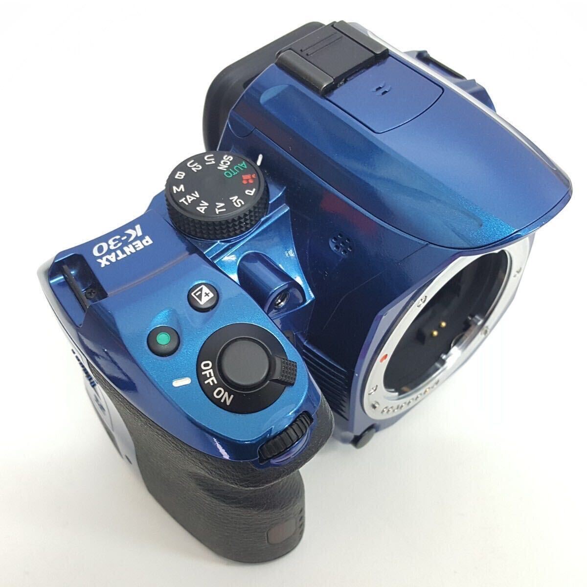 【 K-30 】PENTAX ペンタックス K-30 カメラ ボディ ブルー デジタル 一眼レフカメラ ジャンク_画像3