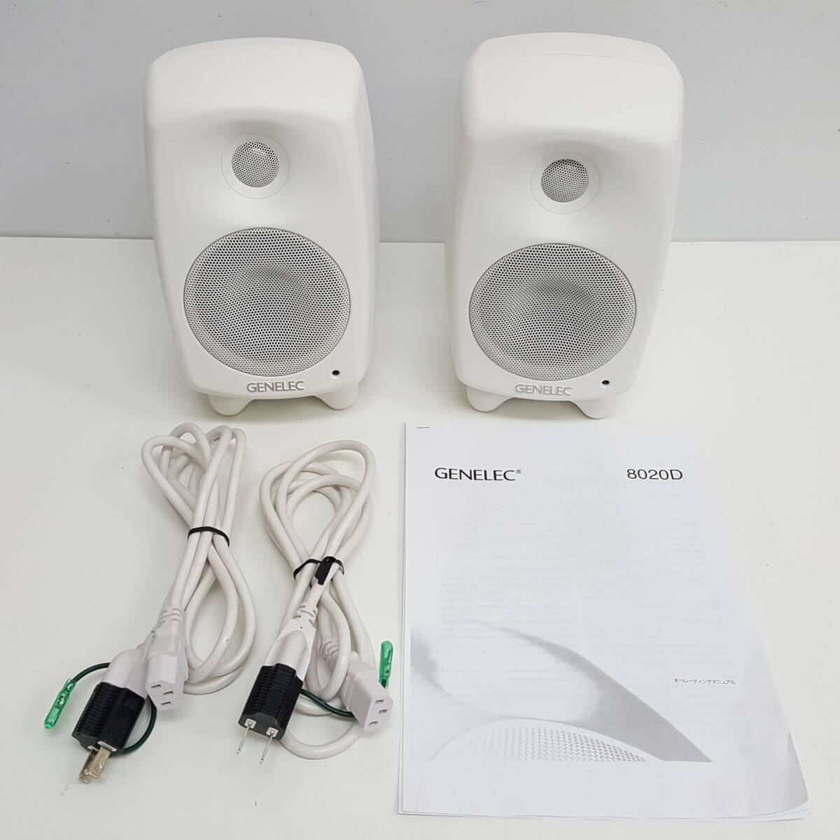 ◎ 8020DWM GENELEC ジェネレック 8020DWM ペア  モニタースピーカー ホワイトの画像1