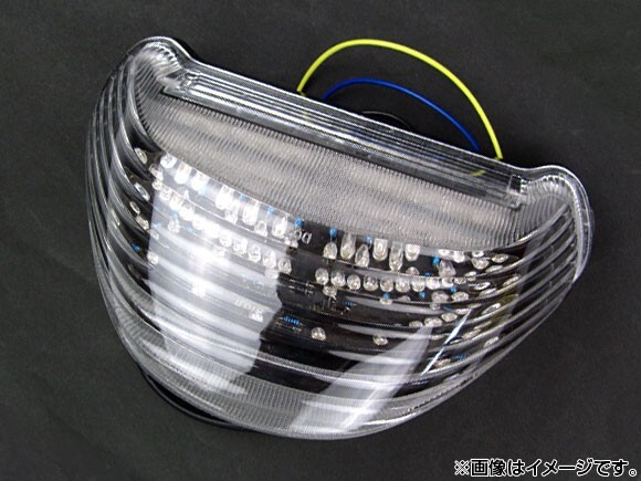 LEDテールランプ カワサキ ZX12R 2000年～2005年 クリア AP-BP-37-CL 2輪_画像1