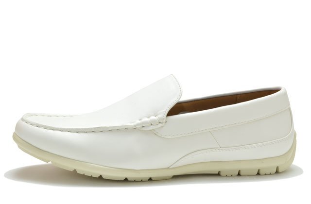 новый товар ma гонг s L Greco ER1219 белый 26cm мужской туфли без застежки обувь мужской deck shoes джентльмен обувь легкий широкий madras el greco обувь 