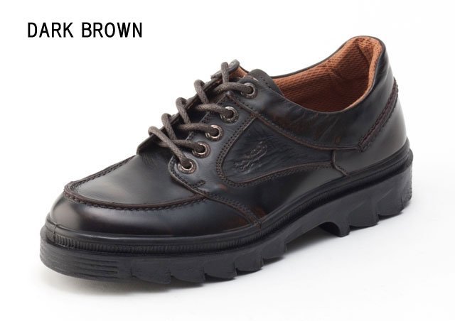 新品 ボブソン 4327 濃茶 26.5cm メンズウォーキングシューズ メンズアウトドアシューズ カジュアルシューズ BOBSON 紳士靴 靴 3E 日本製の画像2