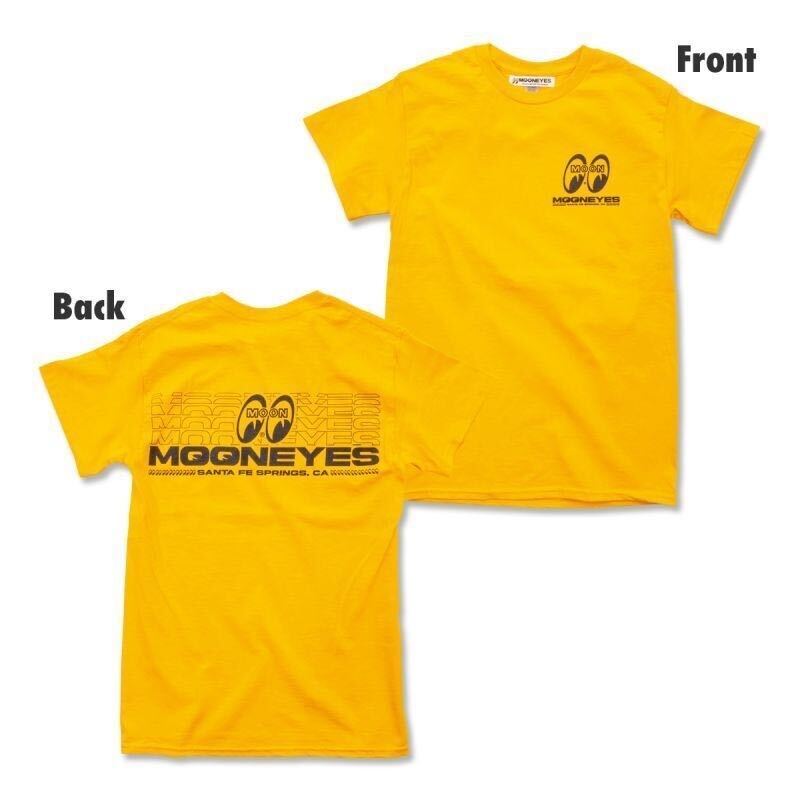 Sサイズ 送料込み ゴールド gold 黄色 yellow イエロー Glowing MOONEYES Tシャツ ムーンアイズ グローイングの画像1