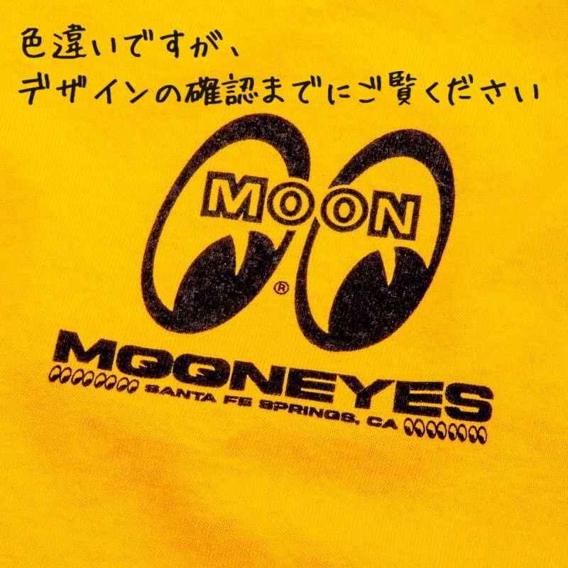 XXLサイズ 送料込み ブラック × ライトブルー Glowing MOONEYES Tシャツ ムーンアイズ グローイング black 黒 水色 ブルー ２XL ３Ｌ_画像2