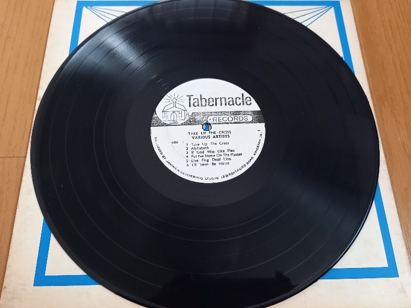 【シルクスクリーンジャケット TABERNACLE TLP 1004】★★★ VARIOUS ARTISTE / TAKE UP THE CROSS ★★★の画像3