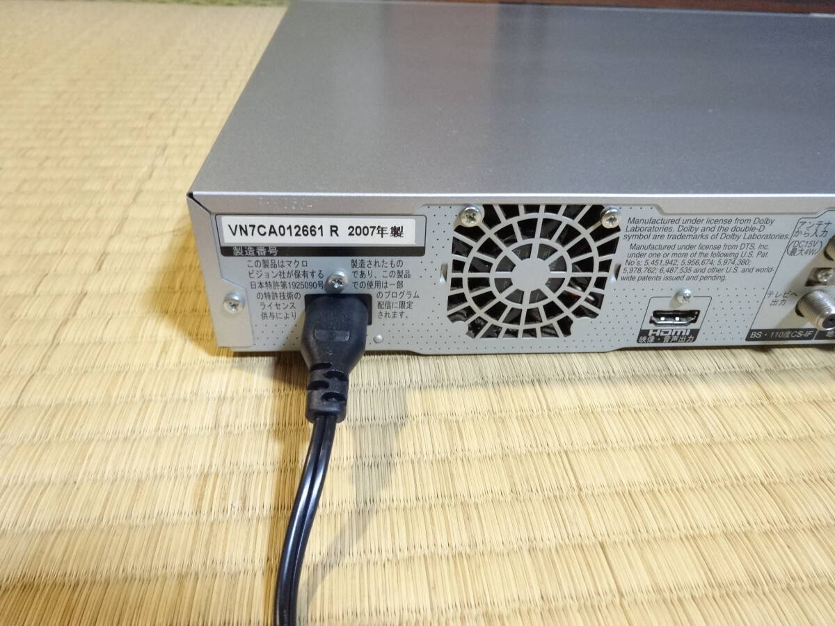 Panasonic DIGA DVDレコーダー DMR-XP11　パナソニック　動作確認・中古品_画像4