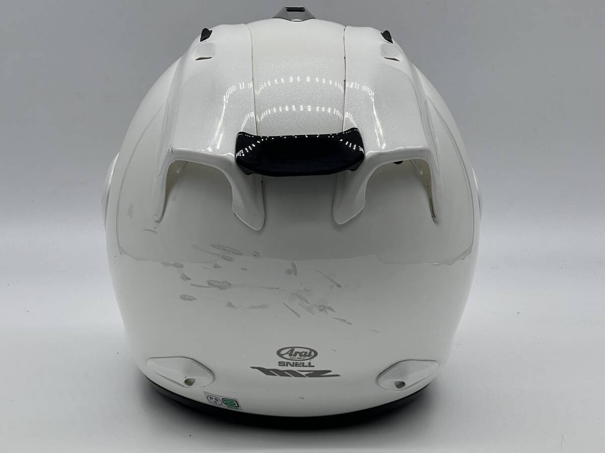 Arai アライ MZ GLASS WHITE グラスホワイト ジェットヘルメット XLサイズ_画像5