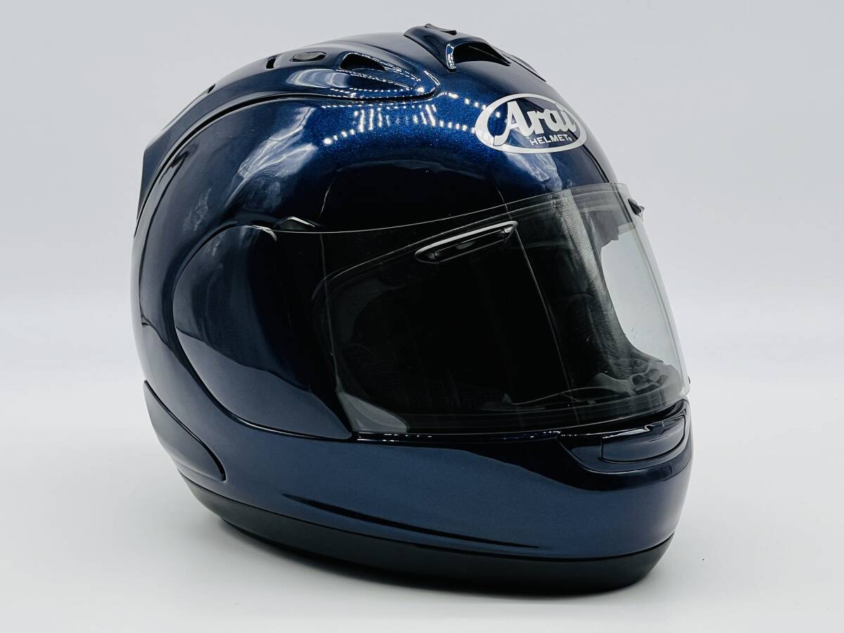 Arai アライ RX-7 RV グラスブルー RX7 RR5 GLASS BLUE フルフェイスヘルメット Lサイズ_画像2