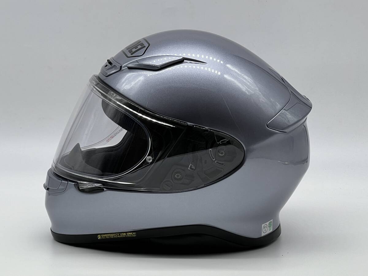 SHOEI ショウエイ Z-7 ゼット-セブン Z7 パールグレーメタリック フルフェイスヘルメット Sサイズの画像6