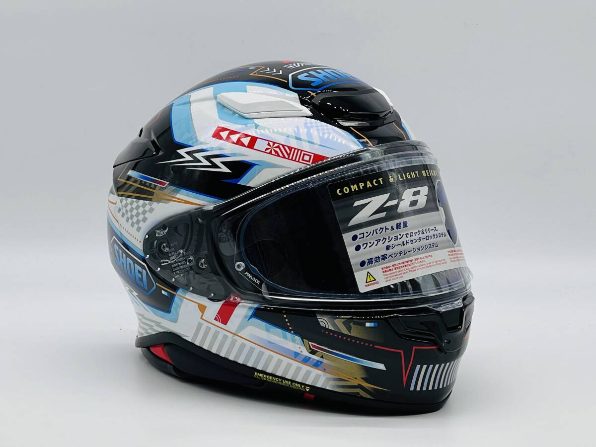 SHOEI ショウエイ Z-8 ARCANE 限定 ゼット-エイト アルケーン Z8 BLACK/WHITE フルフェイス ヘルメット Mサイズ_画像2