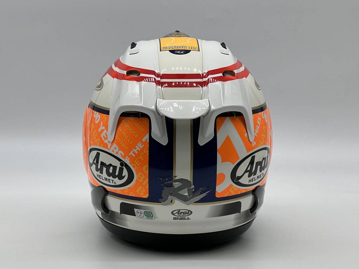 Arai アライ RX-7 RR5 IOMTT 2011・マン島TT 100th フルフェイスヘルメット Sサイズ_画像5