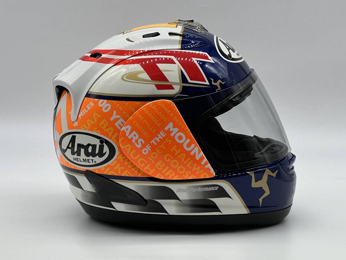 Arai アライ RX-7 RR5 IOMTT 2011・マン島TT 100th フルフェイスヘルメット Sサイズ_画像8