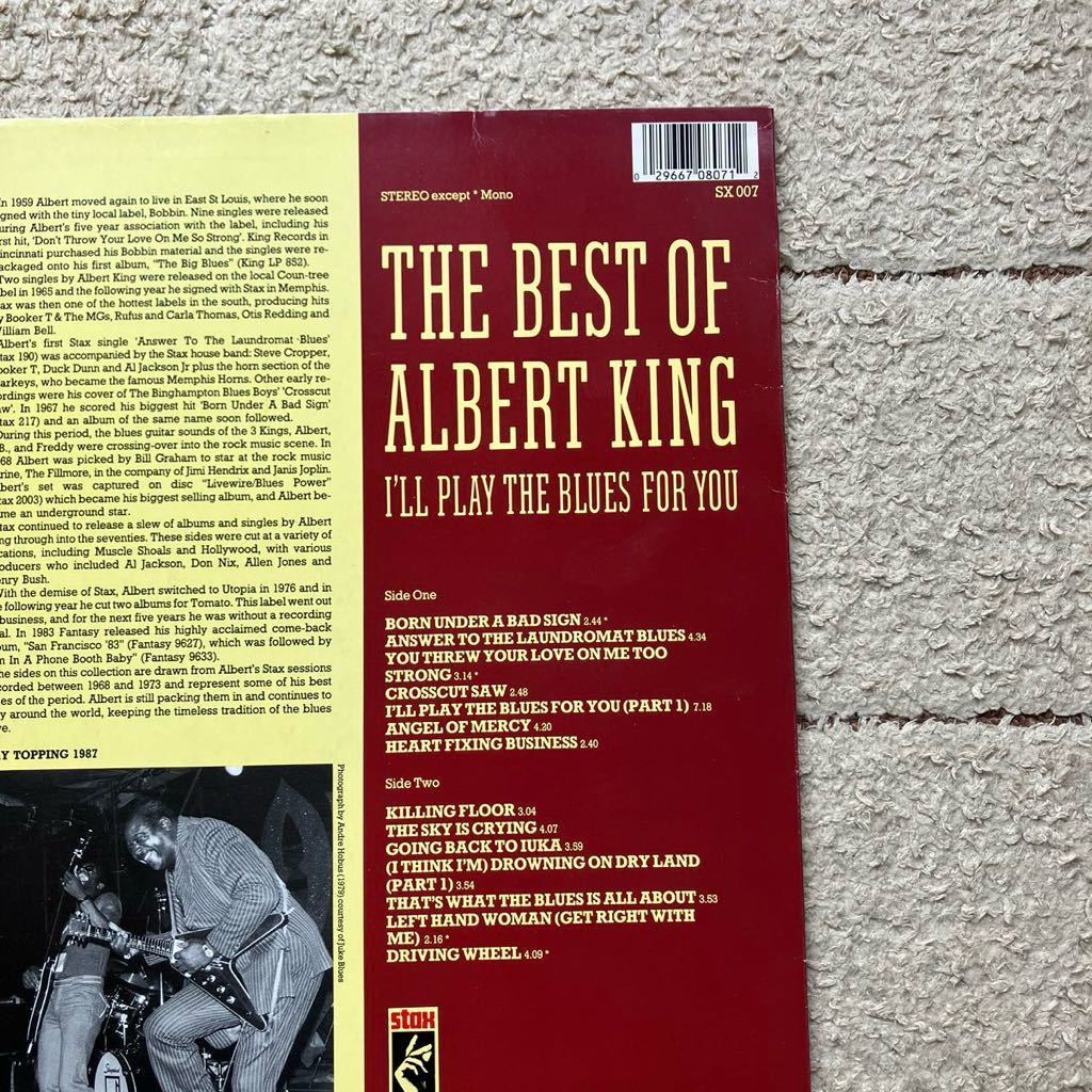 UK盤◆LP◆Albert King(アルバート・キング)「I'll Play The Blues For You, The Best Of(ベスト盤)」◆1988年 SX 007◆Funk Soul Blues_画像3