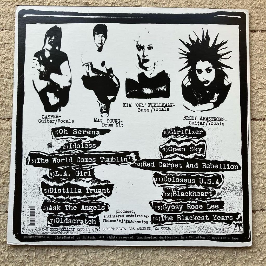 US ORIGI◆デビュー LP◆The Distillers(ザ・ディスティラーズ)「The Distillers」◆2000年 80422-1◆パンク Melodic Hardcore Punk RANCID_画像2