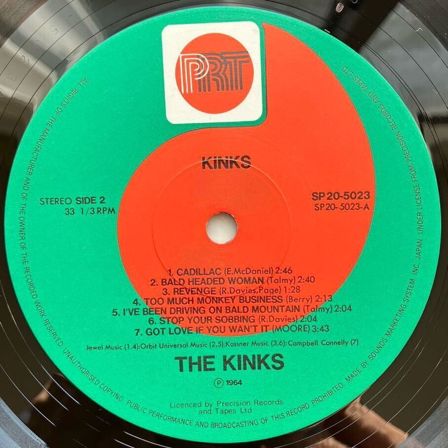 美盤 帯付き◆MAT1◆LP◆THE KINKS(ザ・キンクス)◆1983年 SP20-5023◆60's UK Rock Pops Oldies OBI レコードの画像7